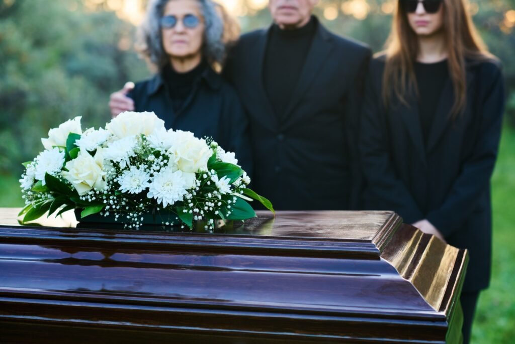 Hearse and a Funeral Car