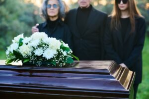 Hearse and a Funeral Car